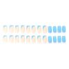 imageBABALAL Press on Nails Short Round Fake Nails Glossy Glue on Nails with Design Short Nails 24Pcs Oval Acrylic Nails for Women and GirlsNAILR09