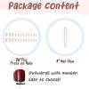imageBABALAL Round Press on Nails Medium Fake Nails Brown Fall Ombre Glue on Nails Golden Mirror Chrome Acrylic Nails 24Pcs Oval Stick on Manicure Nails for Women and GirlsFNs111
