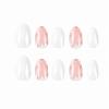 imageBABALAL Round Press on Nails Medium Fake Nails Brown Fall Ombre Glue on Nails Golden Mirror Chrome Acrylic Nails 24Pcs Oval Stick on Manicure Nails for Women and GirlsFNs110