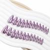 imageBABALAL Round Press on Nails Medium Fake Nails Brown Fall Ombre Glue on Nails Golden Mirror Chrome Acrylic Nails 24Pcs Oval Stick on Manicure Nails for Women and GirlsFNs107