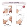 imageBABALAL Short Press on Nails Square Fake Nails Squoval Nails Glossy False Nails Checkerboard Design Nails for Women and Girls