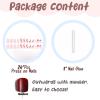 imageBABALAL Square Press on Nails Medium Fake Nails Red Glue on Nails Ballerina Swirl Acrylic Nails 24Pcs Stick on Nails for Women and GirlsNAILS15