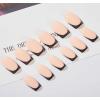 imageBABALAL Square Press on Nails Medium Fake Nails Red Glue on Nails Ballerina Swirl Acrylic Nails 24Pcs Stick on Nails for Women and GirlsNAILS16