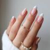 imageBABALAL Round Press on Nails Medium Fake Nails Brown Fall Ombre Glue on Nails Golden Mirror Chrome Acrylic Nails 24Pcs Oval Stick on Manicure Nails for Women and GirlsFNs121