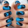 imageBABALAL Square Press on Nails Medium Artificial Nails Glossy Nails Leopard Acrylic Nails Squoval False Nails for Women and Girls