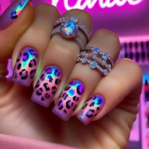 imageBABALAL Press on Nails Short Oval Fake Nails Purple Lavender Fench Tip Glue on Nails Lilac Acrylic Nails Cute Trendy False Nails 24Pcs Glossy Round Full Cover Artificial Nails for Women GirlsBNG04