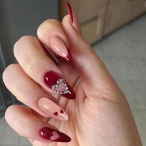 imageBABALAL Round Press on Nails Medium Fake Nails Brown Fall Ombre Glue on Nails Golden Mirror Chrome Acrylic Nails 24Pcs Oval Stick on Manicure Nails for Women and GirlsFNs113