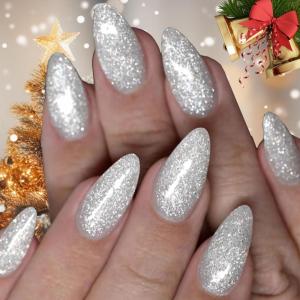imageBABALAL Round Press on Nails Medium Fake Nails Brown Fall Ombre Glue on Nails Golden Mirror Chrome Acrylic Nails 24Pcs Oval Stick on Manicure Nails for Women and GirlsFNs117