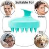 imageBABALAL 2 Pack Hair Scalp Massager Wet and Dry Use Scalp Care Brush Shampoo Brush for Remove Dandruff and Promote Hair Growth