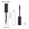 imageBABALAL 6Pcs 10ml Empty Mascara Tube Eyelash Cream Container Bottle with Rubber Inserts for DIY Cosmetics Castor Oil