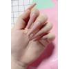 imageBABALAL Almond Press on Nails Medium Fake Nails White French Glue on Nails Black Star Rhinestones Acrylic Nails 24Pcs Stiletto False Nails for Women and GirlsFNf428