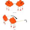 imageBABALAL Cloud Rimless Sunglasses for Women Vintage Creative Sunglasses Cute Disco Glasses Irregular Eyewear