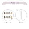 imageBABALAL Coffin Press on Nails 24Pcs Blue Fake Nails Long False Nails Glossy Acrylic Nail Tips for Women and GirlsNAILU15
