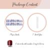 imageBABALAL Coffin Press on Nails Long Fake Nails Glossy Glue Nails Brown Fall Acrylic Nails Ballerina Manicure Stick on False Nails for Women and GirlsO09