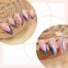 imageBABALAL Heart Press on Nails Medium Square Fake Nails Black White Glue on Nails Romantic Valentine Day Acrylic Nails 24Pcs Cute False Nails Manicure Stick on Nails Squoval Glossy Artificial NailsANTA119