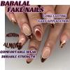 imageBABALAL Heart Press on Nails Medium Square Fake Nails Black White Glue on Nails Romantic Valentine Day Acrylic Nails 24Pcs Cute False Nails Manicure Stick on Nails Squoval Glossy Artificial NailsANTA118