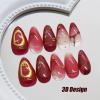 imageBABALAL Heart Press on Nails Medium Square Fake Nails Black White Glue on Nails Romantic Valentine Day Acrylic Nails 24Pcs Cute False Nails Manicure Stick on Nails Squoval Glossy Artificial NailsANTA108