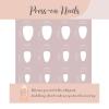 imageBABALAL Heart Press on Nails Medium Square Fake Nails Black White Glue on Nails Romantic Valentine Day Acrylic Nails 24Pcs Cute False Nails Manicure Stick on Nails Squoval Glossy Artificial NailsANTA104