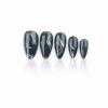 imageBABALAL Heart Press on Nails Medium Square Fake Nails Black White Glue on Nails Romantic Valentine Day Acrylic Nails 24Pcs Cute False Nails Manicure Stick on Nails Squoval Glossy Artificial NailsANTA116