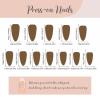 imageBABALAL Heart Press on Nails Medium Square Fake Nails Black White Glue on Nails Romantic Valentine Day Acrylic Nails 24Pcs Cute False Nails Manicure Stick on Nails Squoval Glossy Artificial NailsANTA119