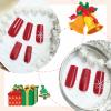 imageBABALAL Heart Press on Nails Medium Square Fake Nails Red Glue on Nails Acrylic Nails Romantic False Nails 24Pcs Squoval Manicure Stick on Nails Gel Nails for Women and GirlANU07