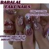 imageBABALAL Heart Press on Nails Medium Square Fake Nails Red Glue on Nails Acrylic Nails Romantic False Nails 24Pcs Squoval Manicure Stick on Nails Gel Nails for Women and GirlANU02