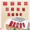 imageBABALAL Heart Press on Nails Medium Square Fake Nails Red Glue on Nails Acrylic Nails Romantic False Nails 24Pcs Squoval Manicure Stick on Nails Gel Nails for Women and GirlANU07