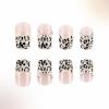 imageBABALAL Heart Press on Nails Medium Square Fake Nails Red Glue on Nails Acrylic Nails Romantic False Nails 24Pcs Squoval Manicure Stick on Nails Gel Nails for Women and GirlANU16