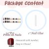 imageBABALAL Heart Press on Nails Medium Square Fake Nails Red Glue on Nails Acrylic Nails Romantic False Nails 24Pcs Squoval Manicure Stick on Nails Gel Nails for Women and GirlANU06
