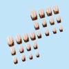imageBABALAL Heart Press on Nails Medium Square Fake Nails Red Glue on Nails Acrylic Nails Romantic False Nails 24Pcs Squoval Manicure Stick on Nails Gel Nails for Women and GirlANU08