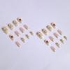 imageBABALAL Heart Press on Nails Medium Square Fake Nails Red Glue on Nails Acrylic Nails Romantic False Nails 24Pcs Squoval Manicure Stick on Nails Gel Nails for Women and GirlANU15
