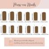 imageBABALAL Heart Press on Nails Medium Square Fake Nails Red Glue on Nails Acrylic Nails Romantic False Nails 24Pcs Squoval Manicure Stick on Nails Gel Nails for Women and GirlANU07