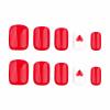 imageBABALAL Heart Press on Nails Medium Square Fake Nails Red Glue on Nails Acrylic Nails Romantic False Nails 24Pcs Squoval Manicure Stick on Nails Gel Nails for Women and GirlANU14