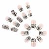 imageBABALAL Heart Press on Nails Medium Square Fake Nails Red Glue on Nails Acrylic Nails Romantic False Nails 24Pcs Squoval Manicure Stick on Nails Gel Nails for Women and GirlANU16