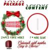 imageBABALAL Heart Press on Nails Medium Square Fake Nails Red Glue on Nails Acrylic Nails Romantic False Nails 24Pcs Squoval Manicure Stick on Nails Gel Nails for Women and GirlANU07