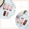 imageBABALAL Heart Press on Nails Medium Square Fake Nails Red Glue on Nails Acrylic Nails Romantic False Nails 24Pcs Squoval Manicure Stick on Nails Gel Nails for Women and GirlANU03