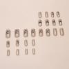 imageBABALAL Heart Press on Nails Medium Square Fake Nails Red Glue on Nails Acrylic Nails Romantic False Nails 24Pcs Squoval Manicure Stick on Nails Gel Nails for Women and GirlANU13