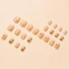 imageBABALAL Heart Press on Nails Medium Square Fake Nails Red Glue on Nails Acrylic Nails Romantic False Nails 24Pcs Squoval Manicure Stick on Nails Gel Nails for Women and GirlANU17