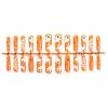 imageBABALAL Press on Nails Long Coffin Fake Nails Blue French Tip Glue on Nails 3d Texture Flower Design Coquette Acrylic Nails 24Pcs Ballerina Handmade Stick on False NailsANK220