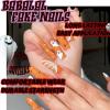 imageBABALAL Press on Nails Long Coffin Fake Nails Blue French Tip Glue on Nails 3d Texture Flower Design Coquette Acrylic Nails 24Pcs Ballerina Handmade Stick on False NailsANK220