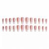 imageBABALAL Press on Nails Long Coffin Fake Nails Blue French Tip Glue on Nails 3d Texture Flower Design Coquette Acrylic Nails 24Pcs Ballerina Handmade Stick on False NailsANK210