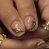 imageBABALAL Press on Nails Medium Square Fake Nails Yellow French Tip Glue on Nails Flower Coquette Acrylic Nails Summer False Nails Art Design 24Pcs Squoval Manicure Stick on Nails for Women GirlsBNI06