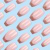 imageBABALAL Press on Nails Medium Square Fake Nails Yellow French Tip Glue on Nails Flower Coquette Acrylic Nails Summer False Nails Art Design 24Pcs Squoval Manicure Stick on Nails for Women GirlsBNI04