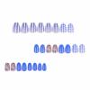 imageBABALAL Purple Press on Nails Medium Almond Fake Nails Ombre Nails Glue on Acrylic Nails French Tip Stick on Nails Supplies Y2k Star Nails 24Pcs Stiletto Full Cover False Nails for Women GirlsBNJ10