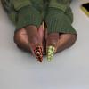 imageBABALAL Purple Press on Nails Medium Almond Fake Nails Ombre Nails Glue on Acrylic Nails French Tip Stick on Nails Supplies Y2k Star Nails 24Pcs Stiletto Full Cover False Nails for Women GirlsBNJ24