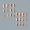imageBABALAL Purple Press on Nails Medium Almond Fake Nails Ombre Nails Glue on Acrylic Nails French Tip Stick on Nails Supplies Y2k Star Nails 24Pcs Stiletto Full Cover False Nails for Women GirlsBNJ01