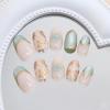 imageBABALAL Purple Press on Nails Medium Almond Fake Nails Ombre Nails Glue on Acrylic Nails French Tip Stick on Nails Supplies Y2k Star Nails 24Pcs Stiletto Full Cover False Nails for Women GirlsBNJ03