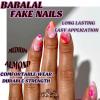 imageBABALAL Purple Press on Nails Medium Almond Fake Nails Ombre Nails Glue on Acrylic Nails French Tip Stick on Nails Supplies Y2k Star Nails 24Pcs Stiletto Full Cover False Nails for Women GirlsBNJ08