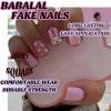 imageBABALAL Round Press on Nails Short Fake Nails Cow Print French Tip Glue on Nails 24Pcs Oval Acrylic Nails for Women and GirlsFNG105rabbit