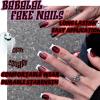 imageBABALAL Round Press on Nails Short Fake Nails Cow Print French Tip Glue on Nails 24Pcs Oval Acrylic Nails for Women and GirlsFNG106blackred